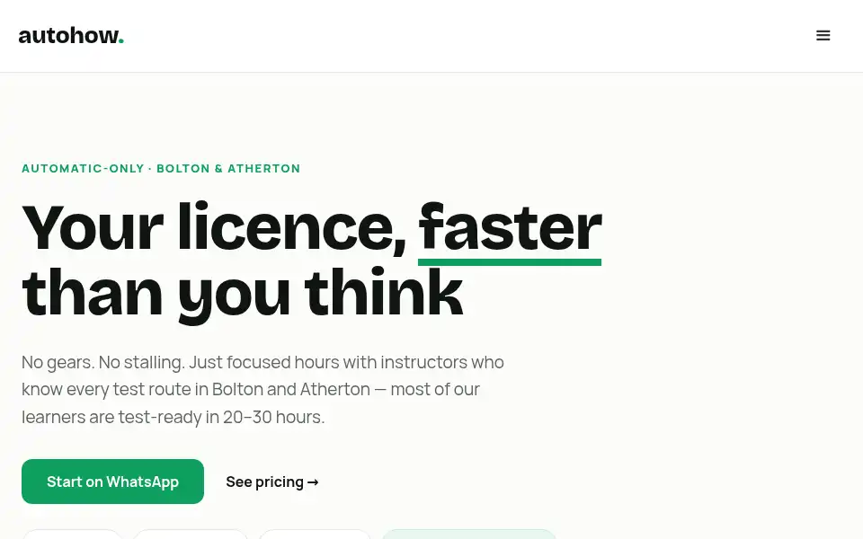 Screenshot of autohow.co.uk
