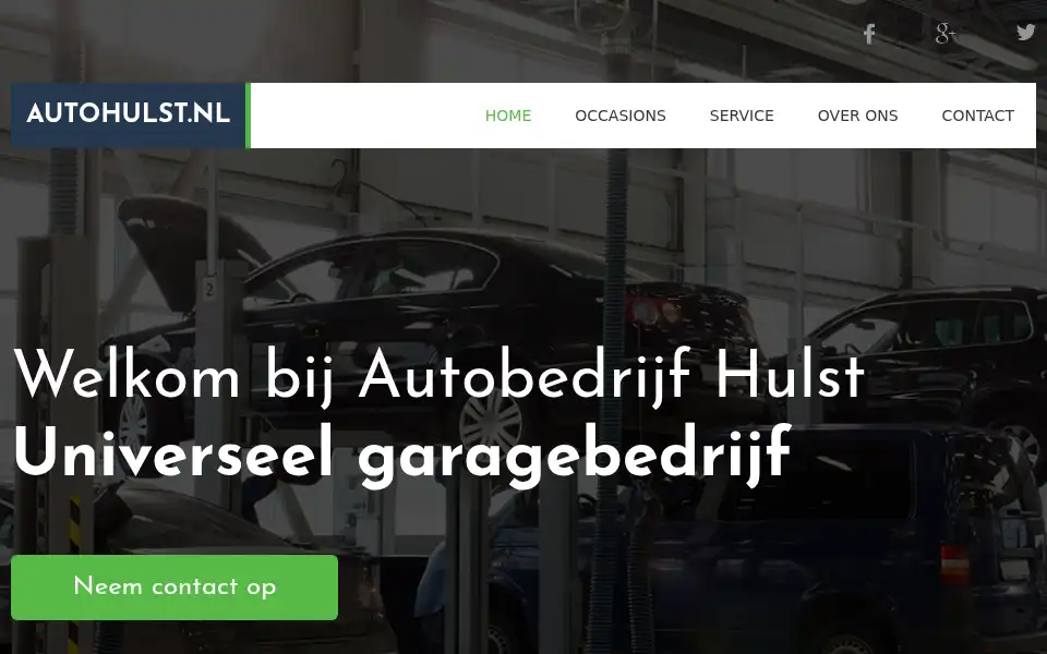 Screenshot of autohulst.nl