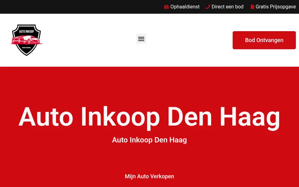 Screenshot of autoinkoopdenhaag.com