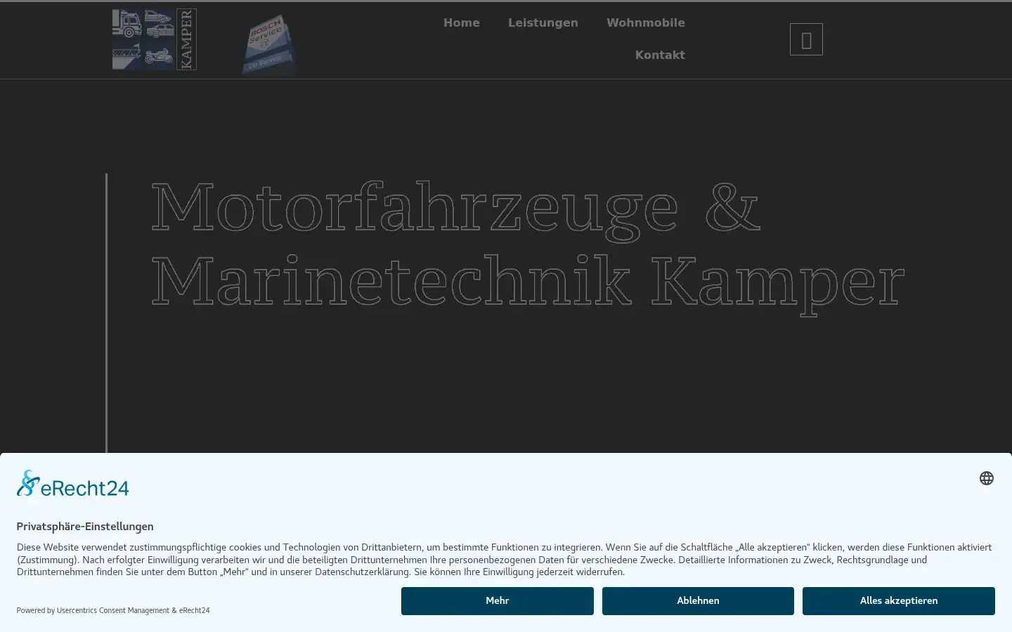 Screenshot of autokamper.de