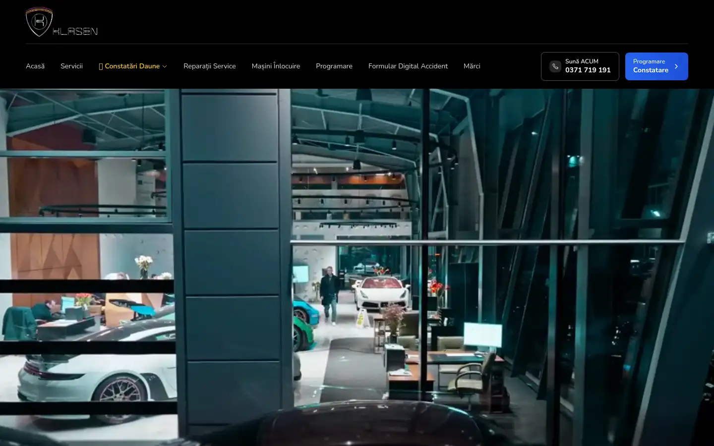 Screenshot of autoklasen.ro