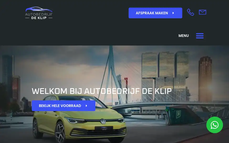Screenshot of autoklip.nl