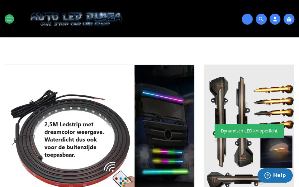 Screenshot of autoledplaza.nl