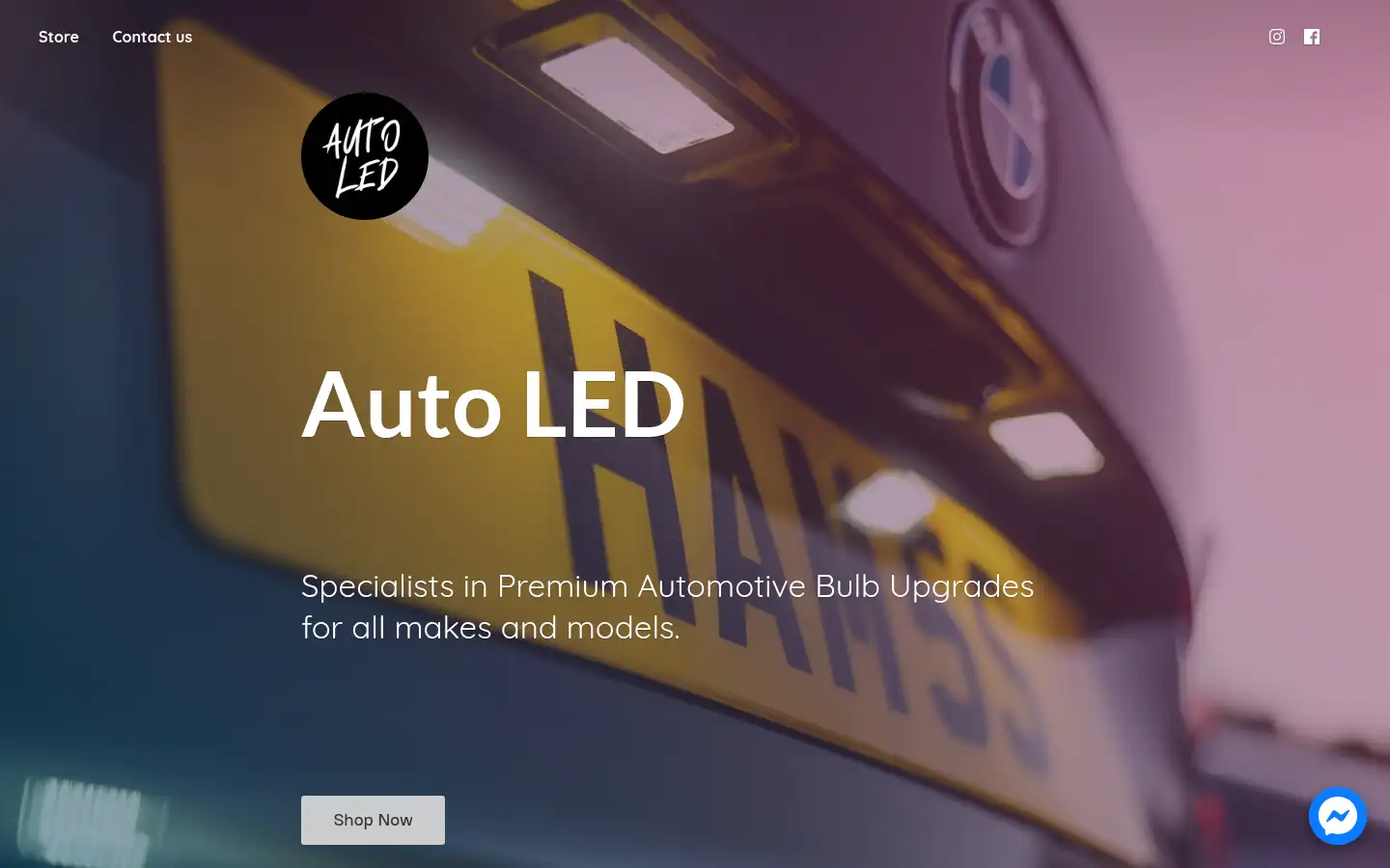 Screenshot of autoleduk.co.uk