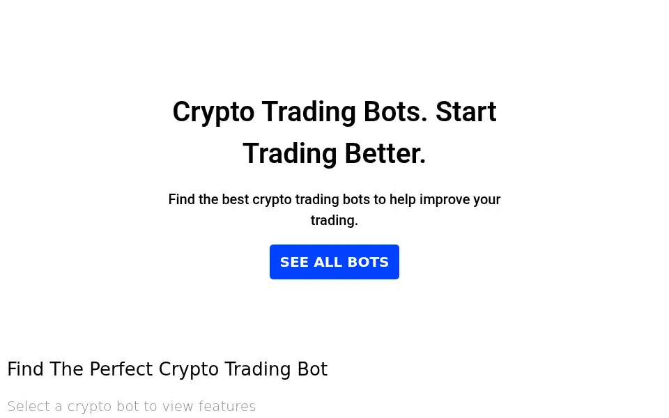 Screenshot of automatedcryptobots.com