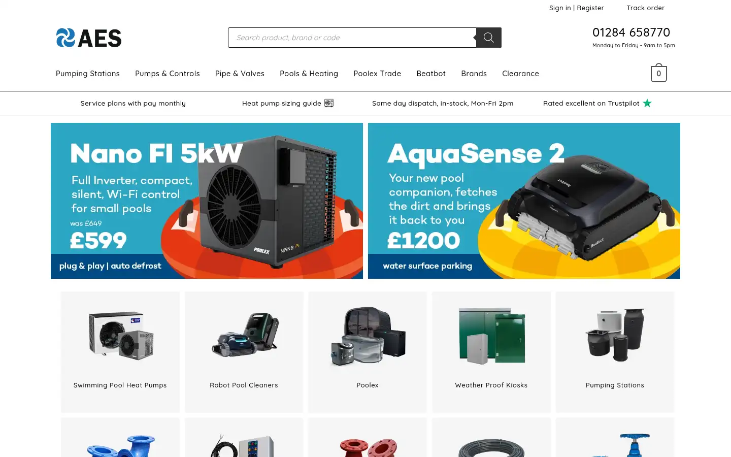 Screenshot of automatedenvironmentalsystems.co.uk