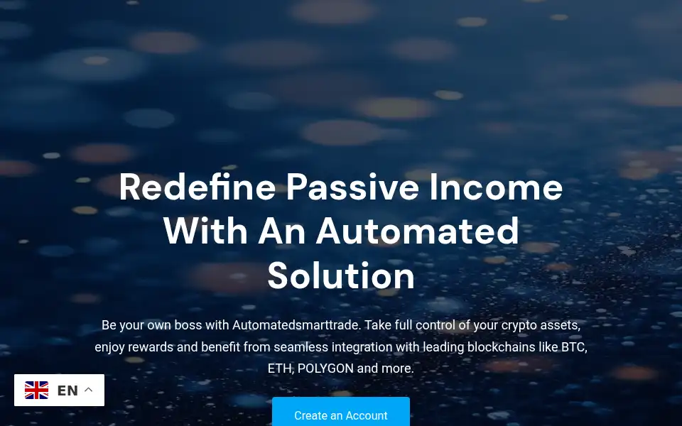 Screenshot of automatedsmarttrade.com