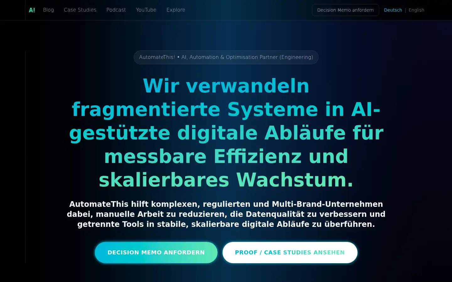 Screenshot of automatethis.pro