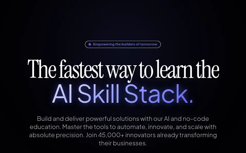 Screenshot of automationinstitute.ai