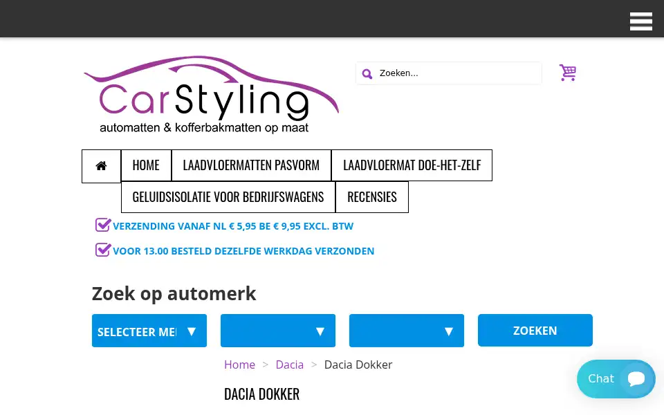 Screenshot of automattenopmaat.nl
