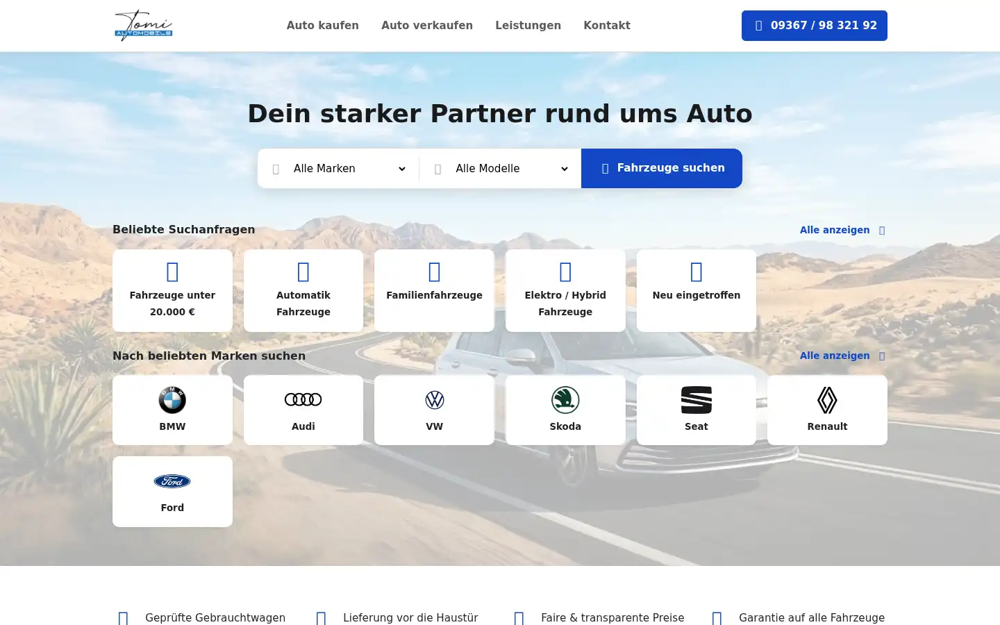 Screenshot of automobile-tomi.de