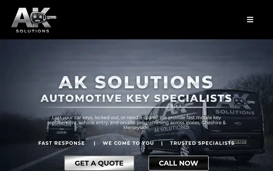 Screenshot of automotivekeysolutions.co.uk