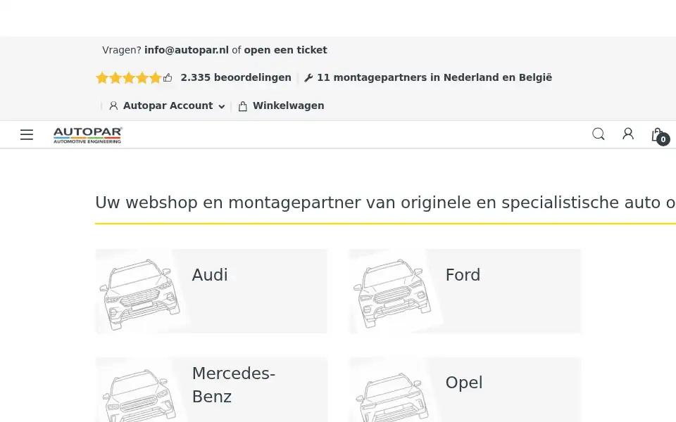 Screenshot of autopar.nl