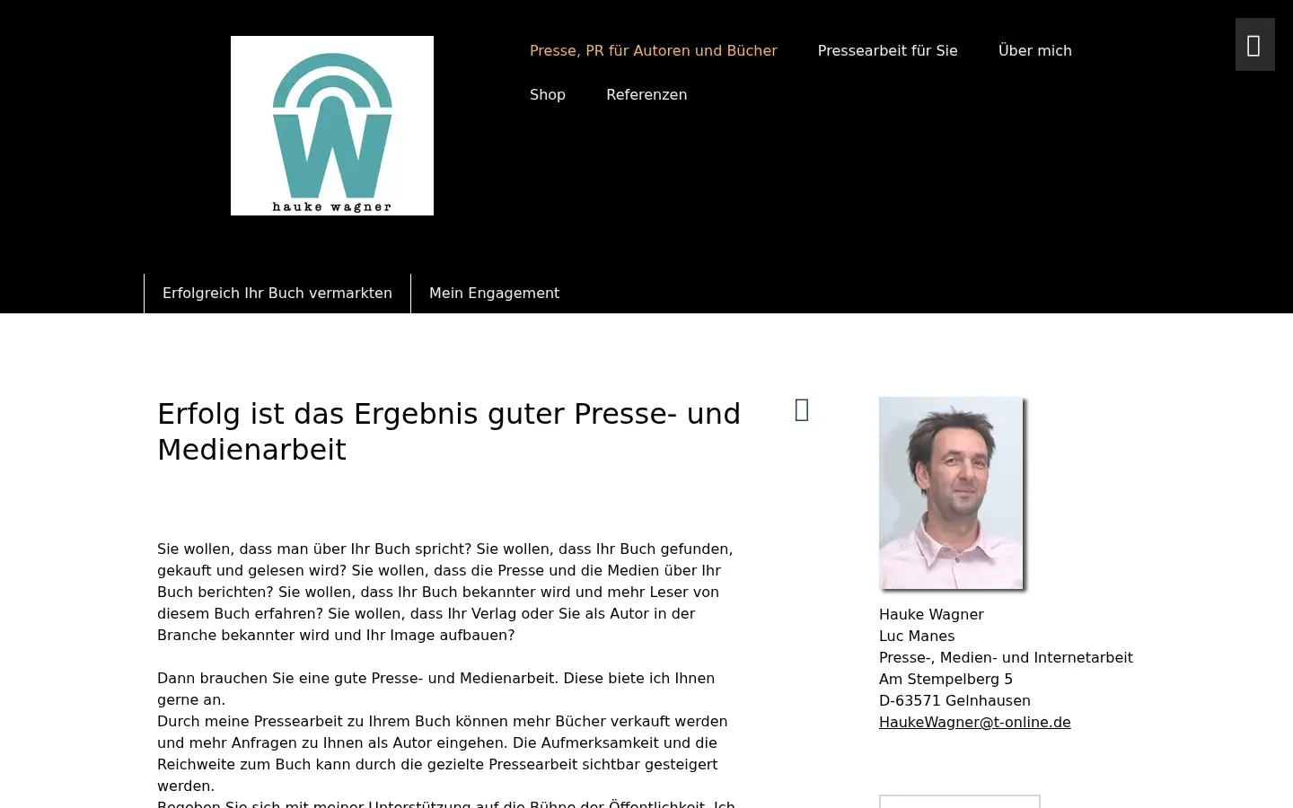 Screenshot of autor-presse.de
