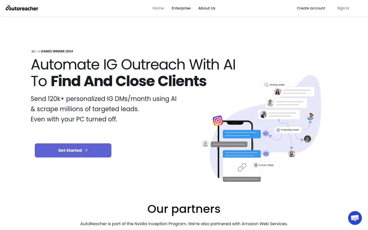 Screenshot of autoreacher.com