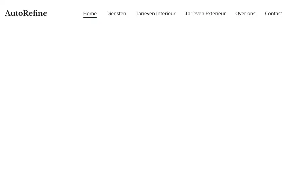 Screenshot of autorefine.nl