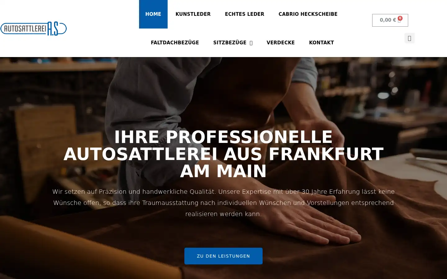 Screenshot of autosattlerei-as.de