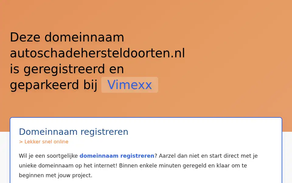 Screenshot of autoschadehersteldoorten.nl