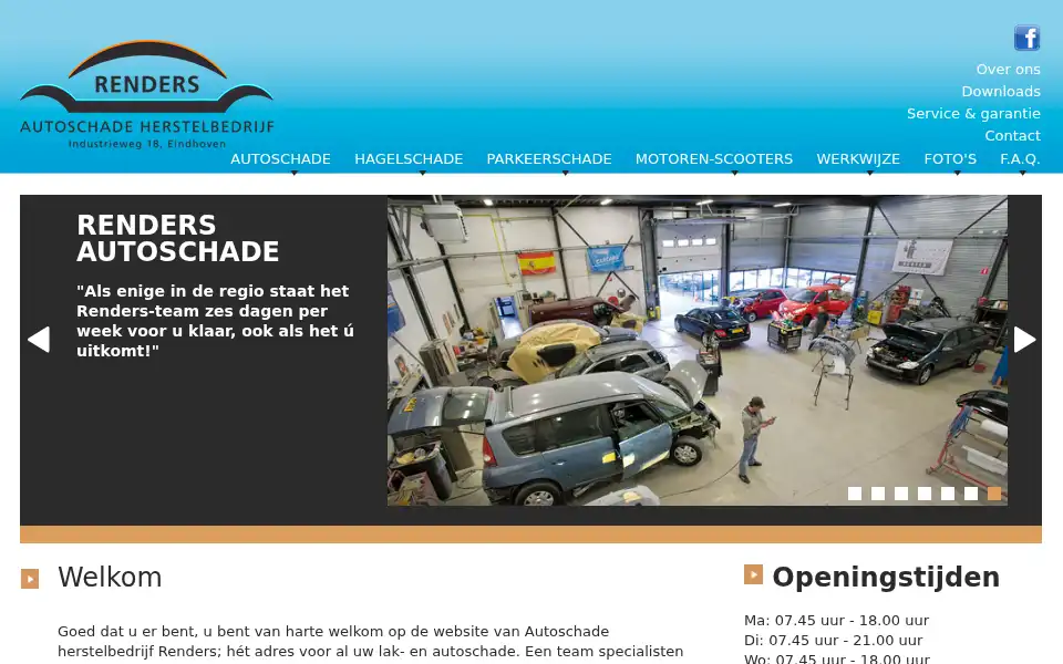 Screenshot of autoschaderenders.nl