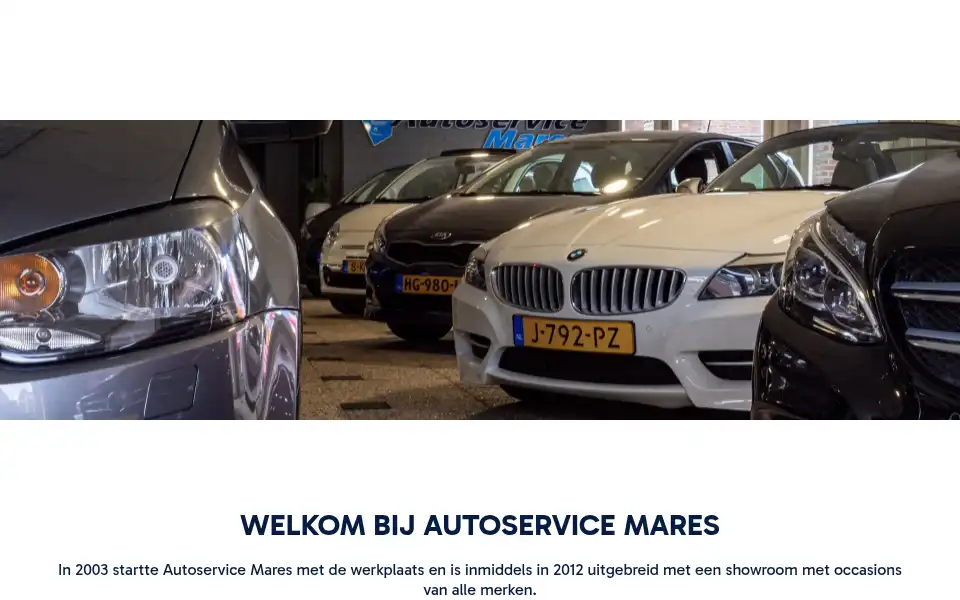 Screenshot of autoservicemares.nl