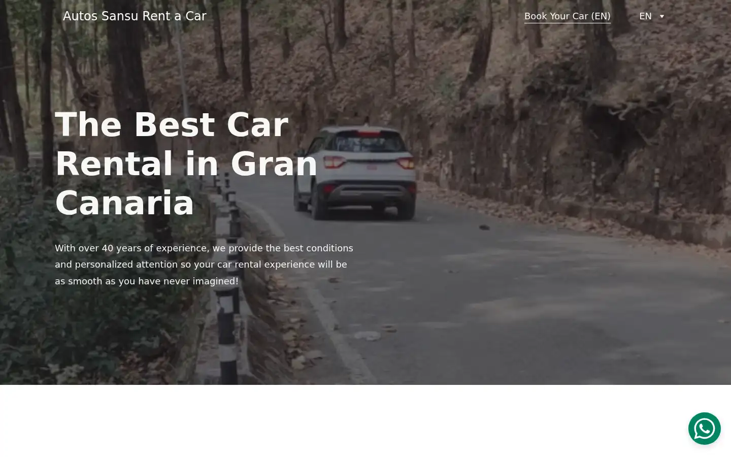 Screenshot of autossansu.com