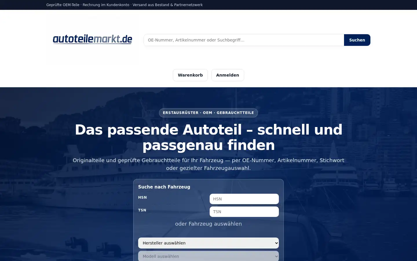 Screenshot of autoteilemarkt24.de