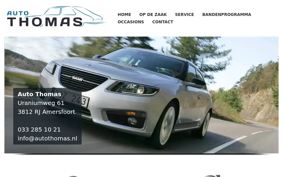 Screenshot of autothomas.nl