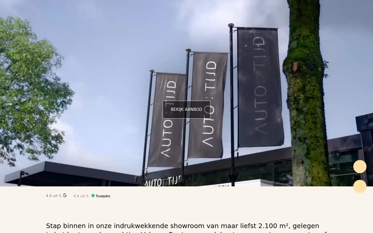 Screenshot of autotijd.nl