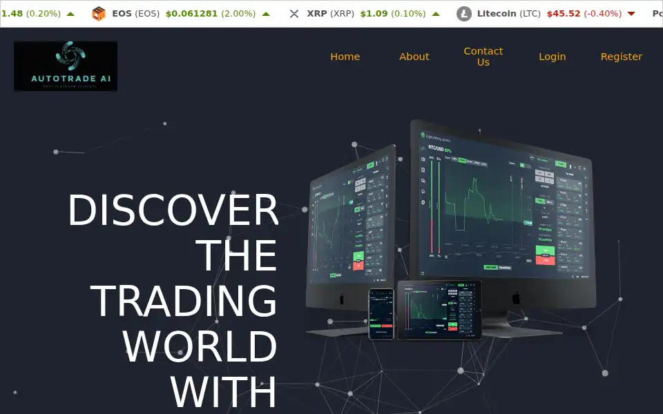 Screenshot of autotradeaibroker.com