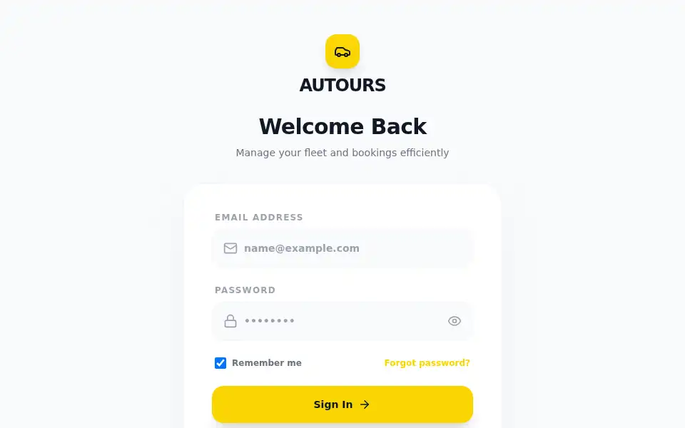 Screenshot of autours.net
