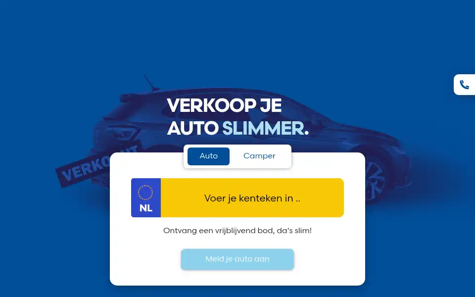 Screenshot of autovendi.nl