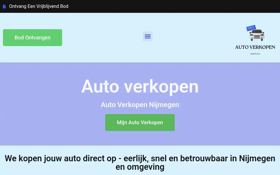 Screenshot of autoverkopennijmegen.com