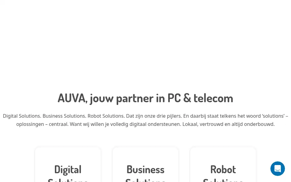 Screenshot of auva.be