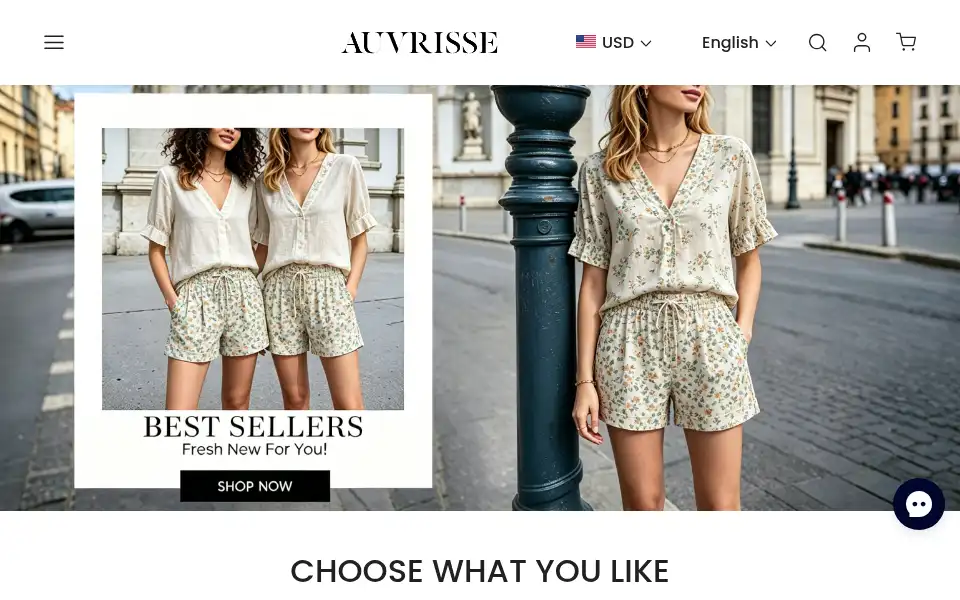 Screenshot of auvrisse.com