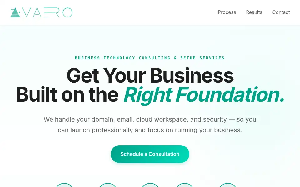 Screenshot of avaero.io