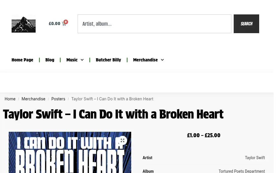 Screenshot of avalancherecords.co.uk