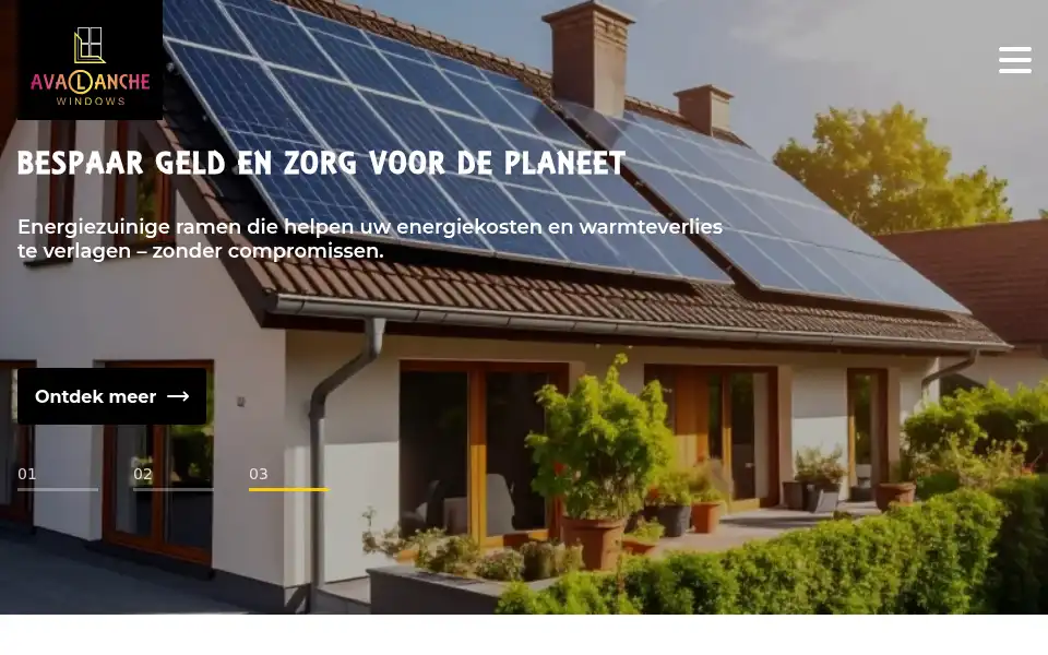 Screenshot of avalanchewindows.nl