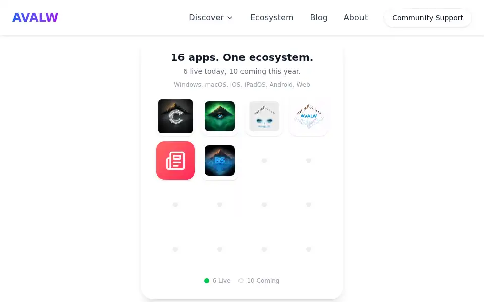 Screenshot of avalw.ai