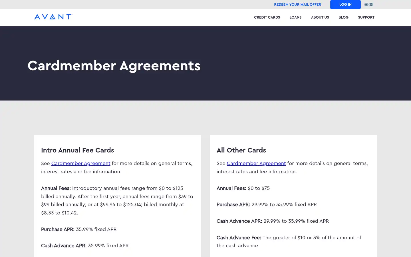 Screenshot of avant.com