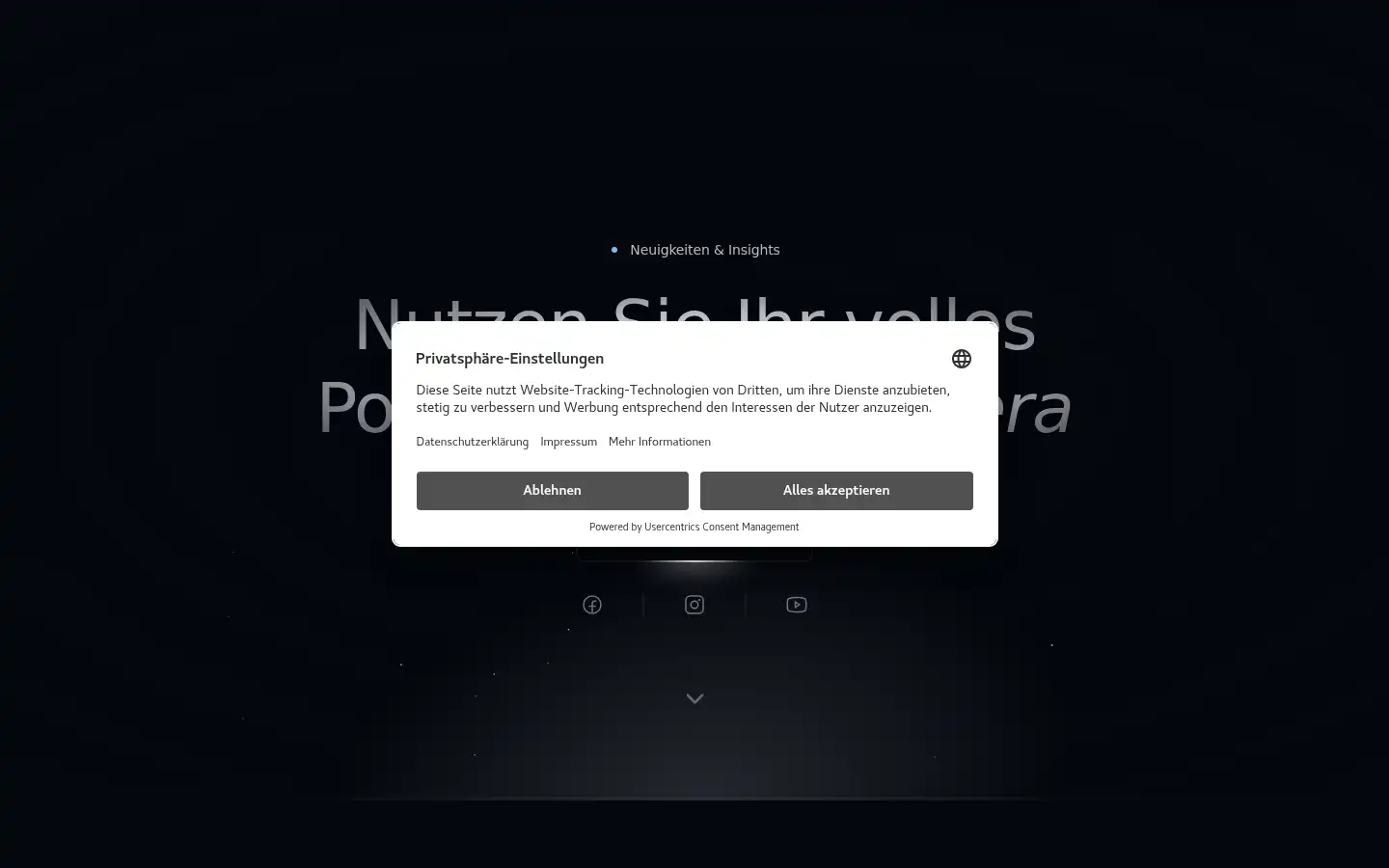 Screenshot of avantera.de