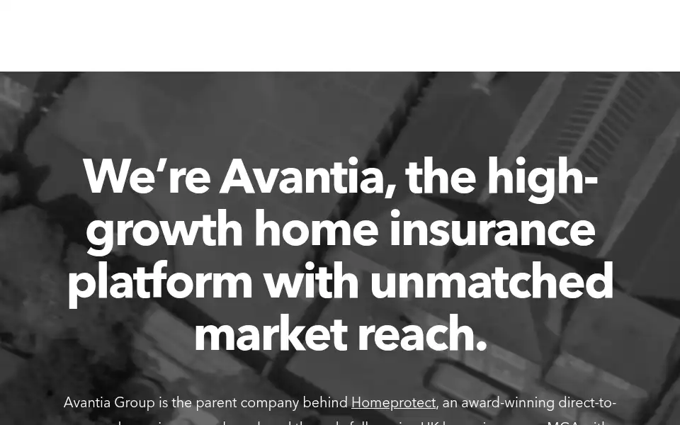 Screenshot of avantiagroup.co.uk