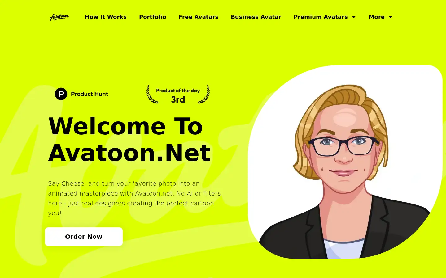 Screenshot of avatoon.net