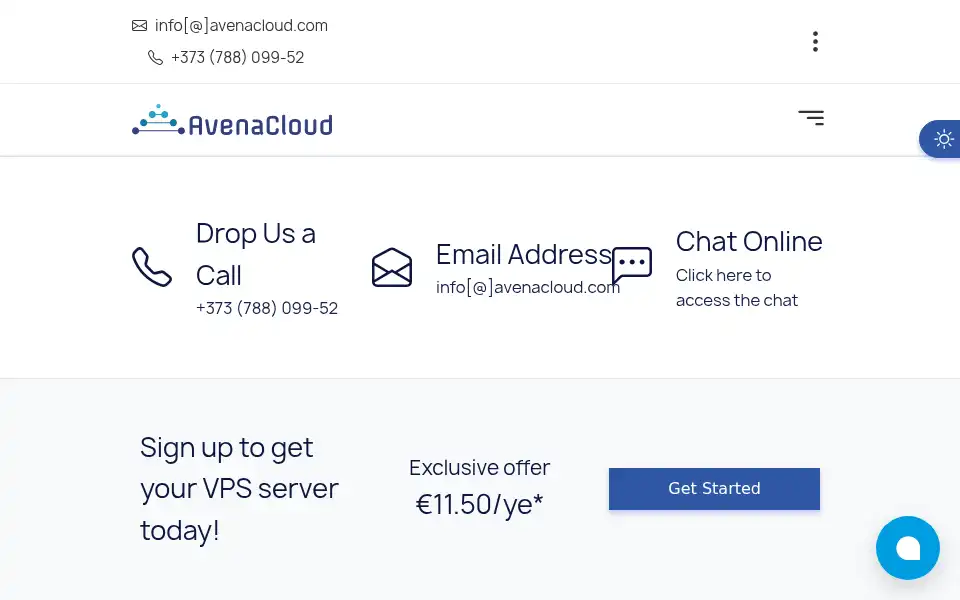 Screenshot of avenacloud.com