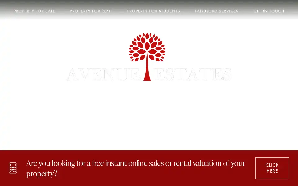 Screenshot of avenue-estates.co.uk