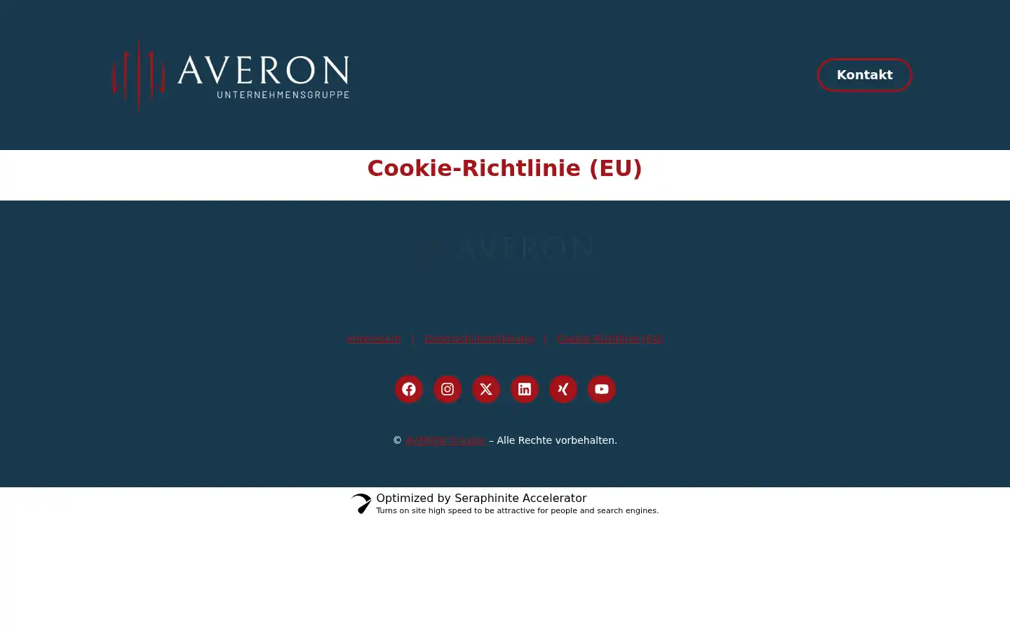 Screenshot of averon-gruppe.com