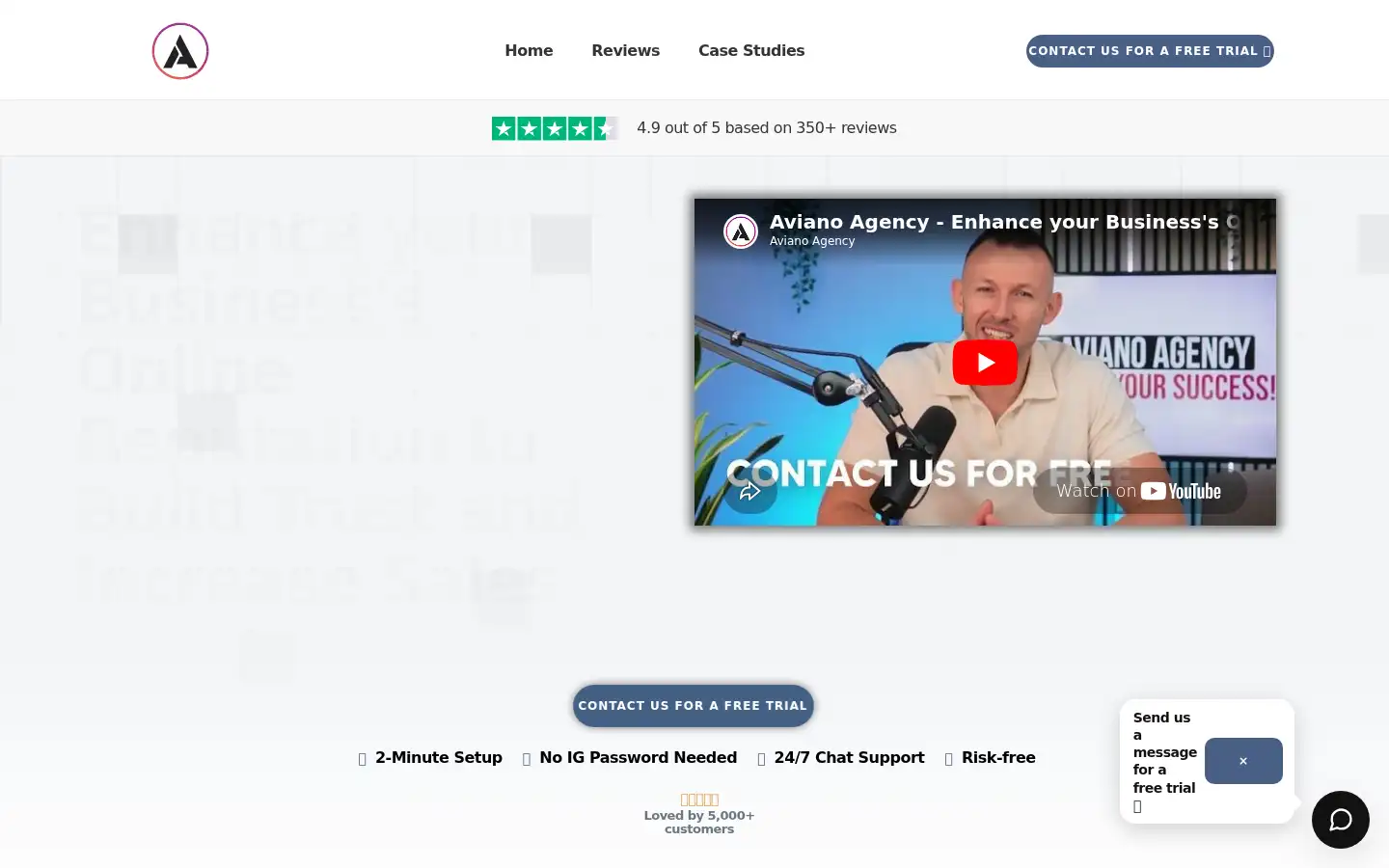 Screenshot of avianoagency.com