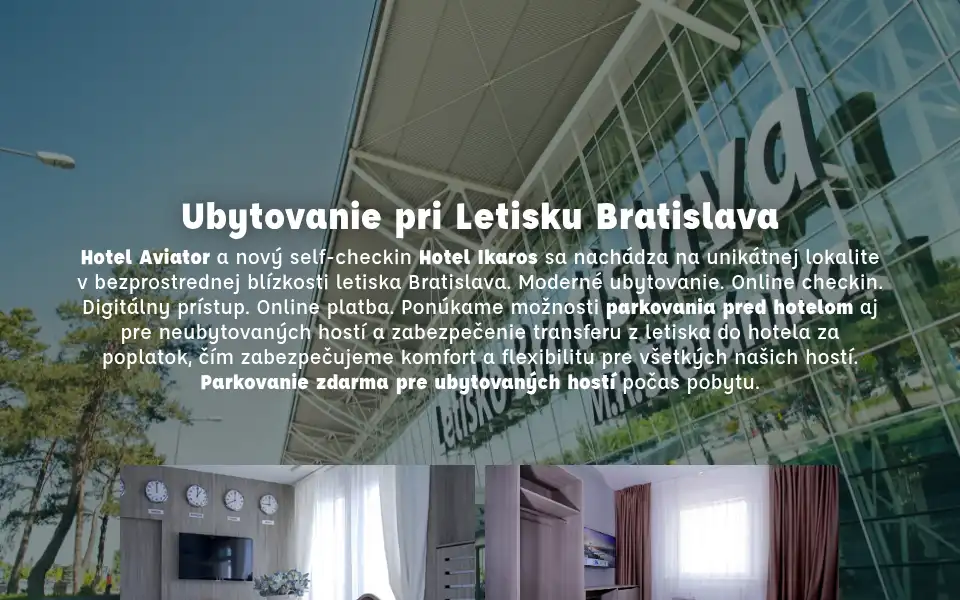 Screenshot of aviatorhotel.sk