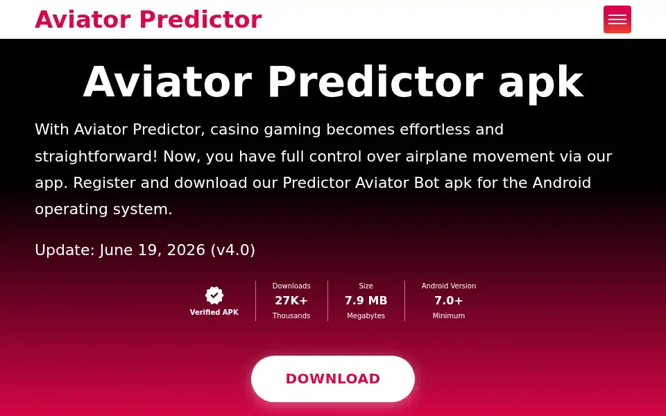 Screenshot of aviatorpredict.com