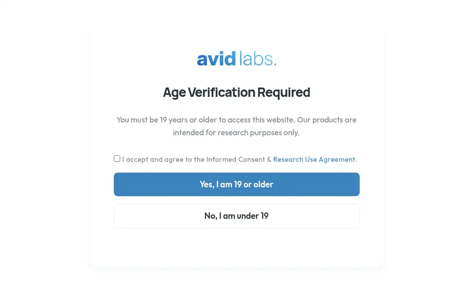 Screenshot of avidlabs.ca