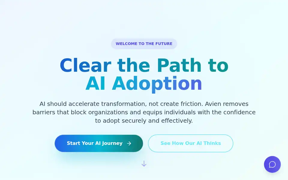 Screenshot of aviensolutions.com